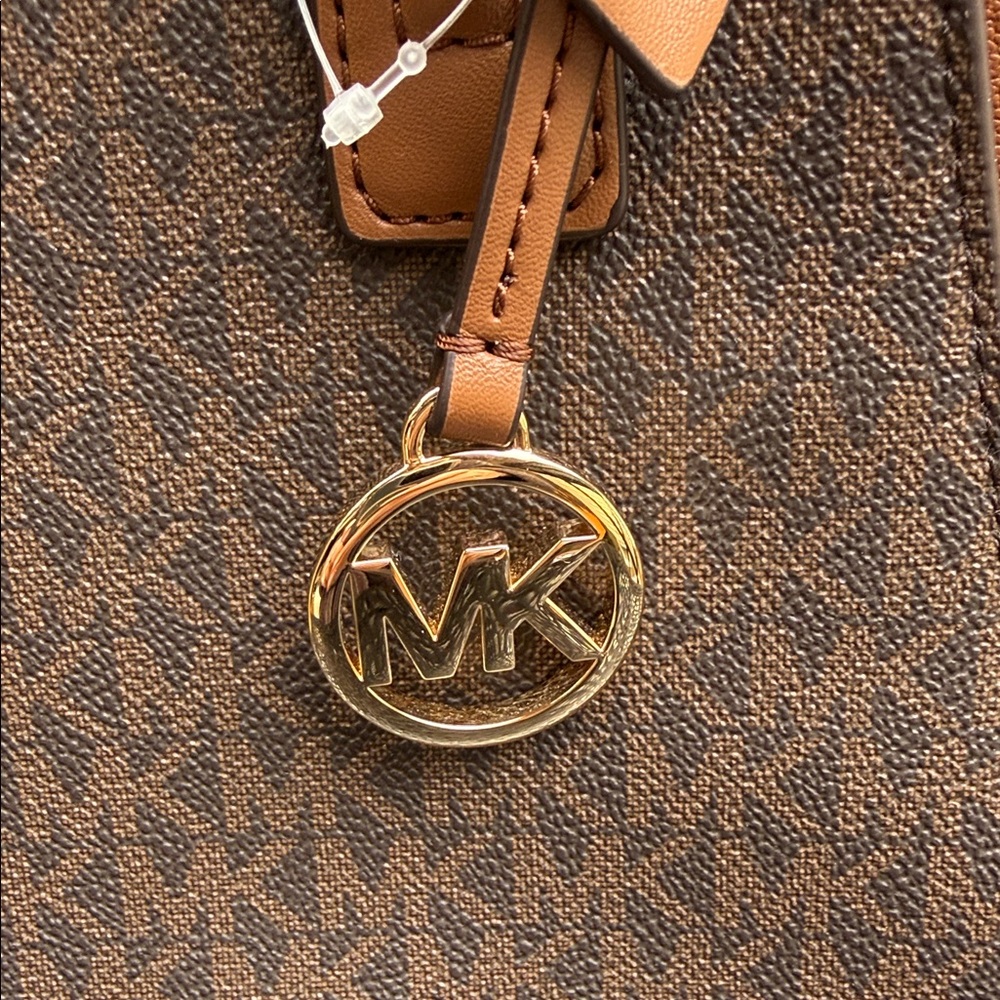 Michael Kors Brown Avril SM TZ Satchel - Picture 6 of 10